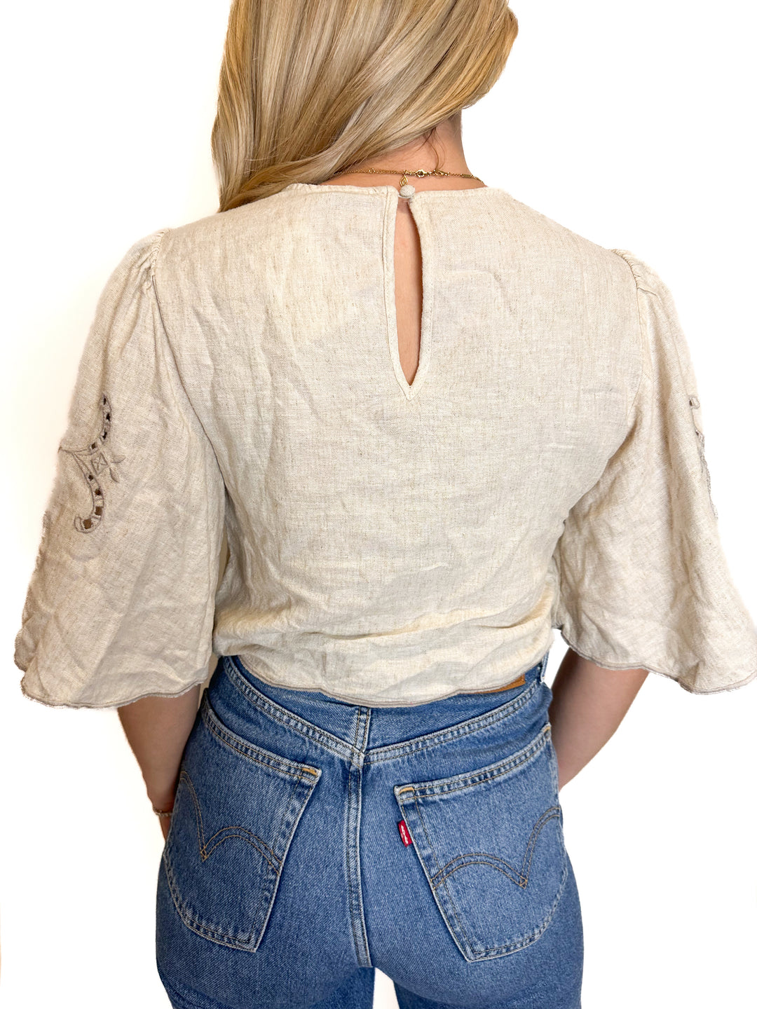 Abercrombie Embroidered Top NWT (XS)