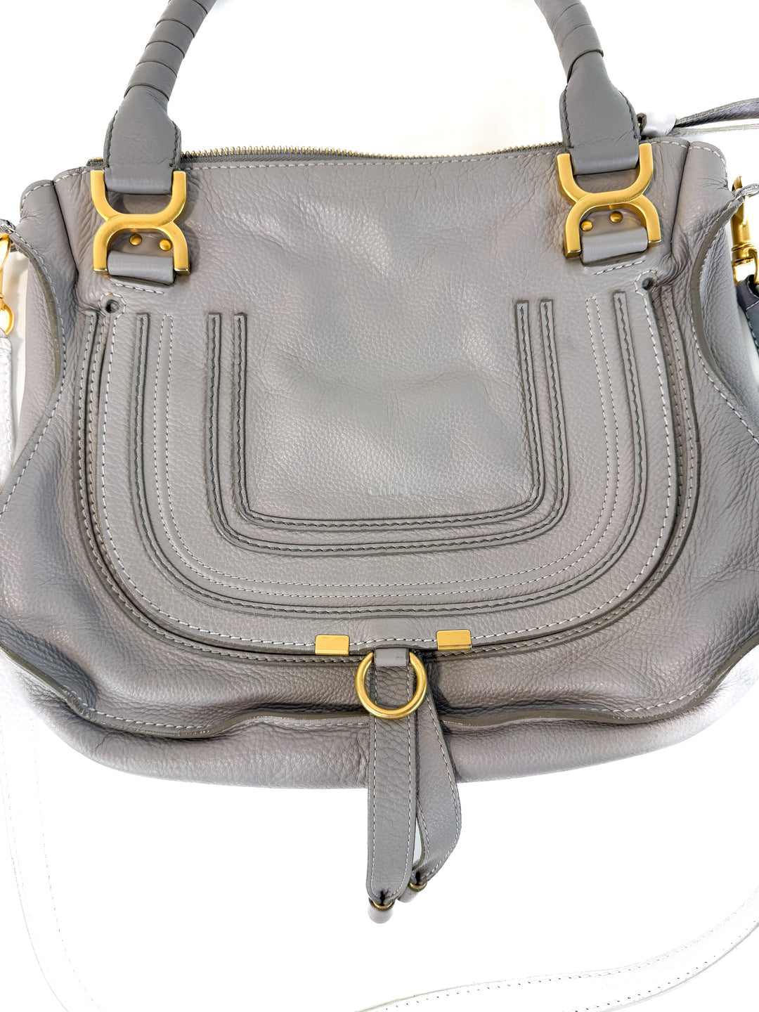 SOLD Chloe Marcie Bag in Cashmere Grey (retail $2,690)