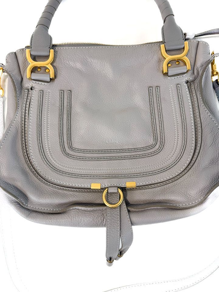 SOLD Chloe Marcie Bag in Cashmere Grey (retail $2,690)