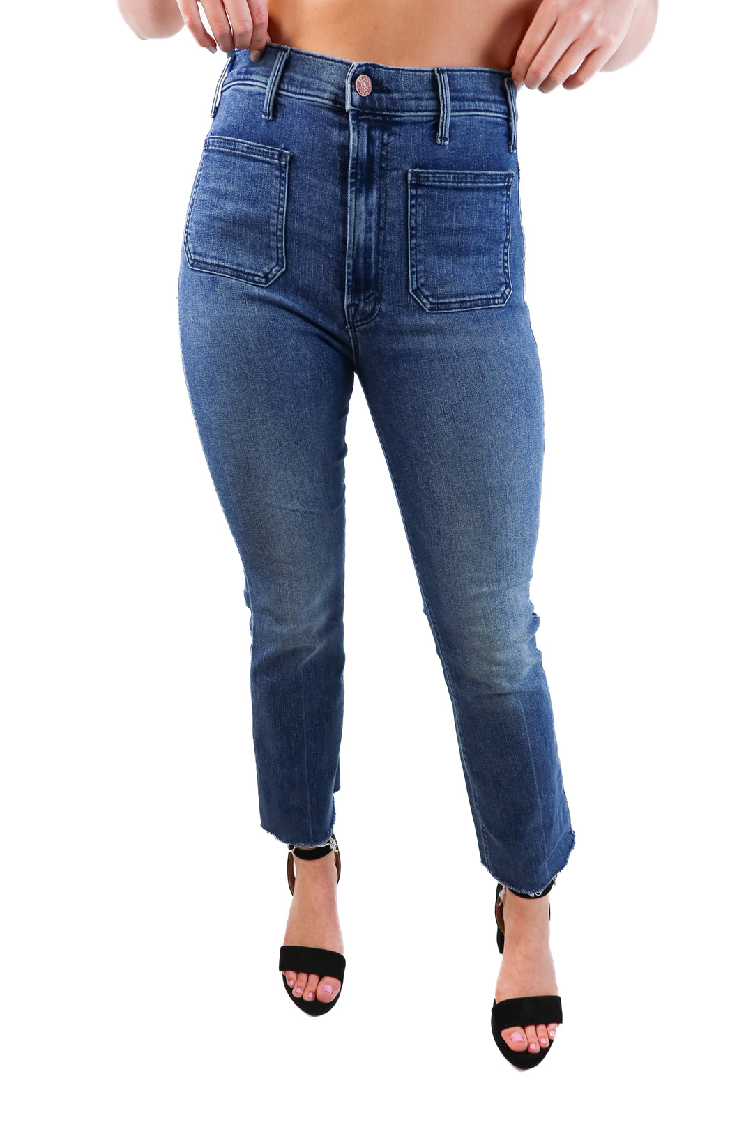 Mother Cropped Jeans (27; retail $238)