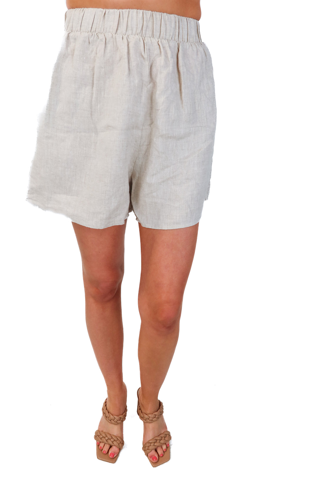 SOLD a.ren linen shorts NWT (s; retail $52)