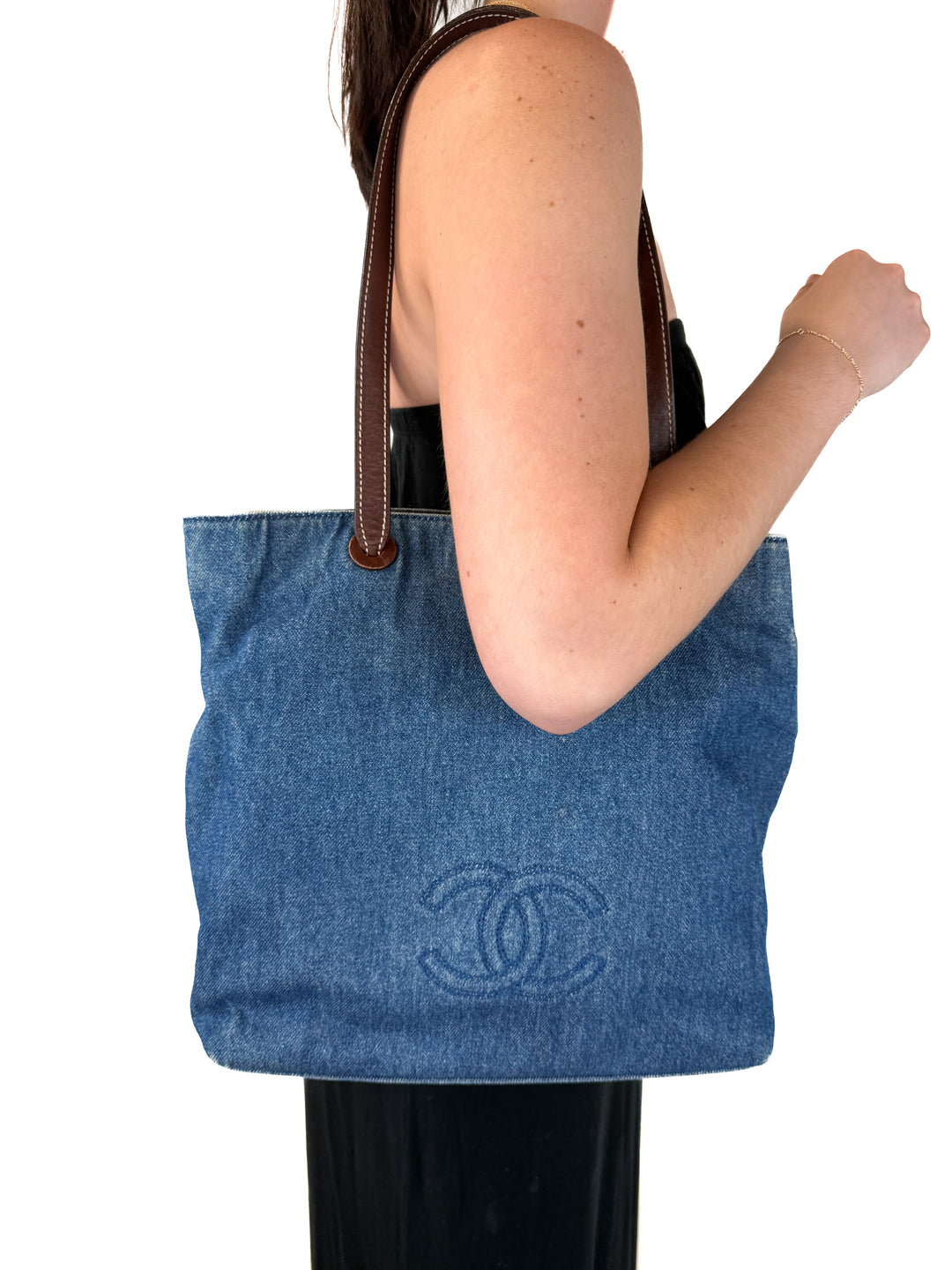 SOLD Chanel Denim Tote Bag