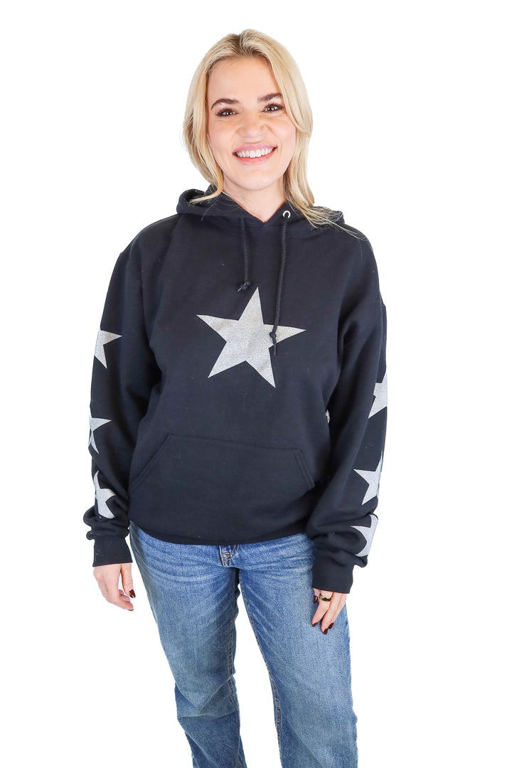 myrrhe black star sweatshirt NWT (s; retail $185)