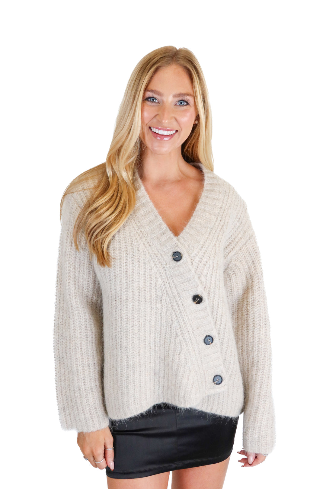 Mint Velvet beige knit sweater NWT (S; $99)