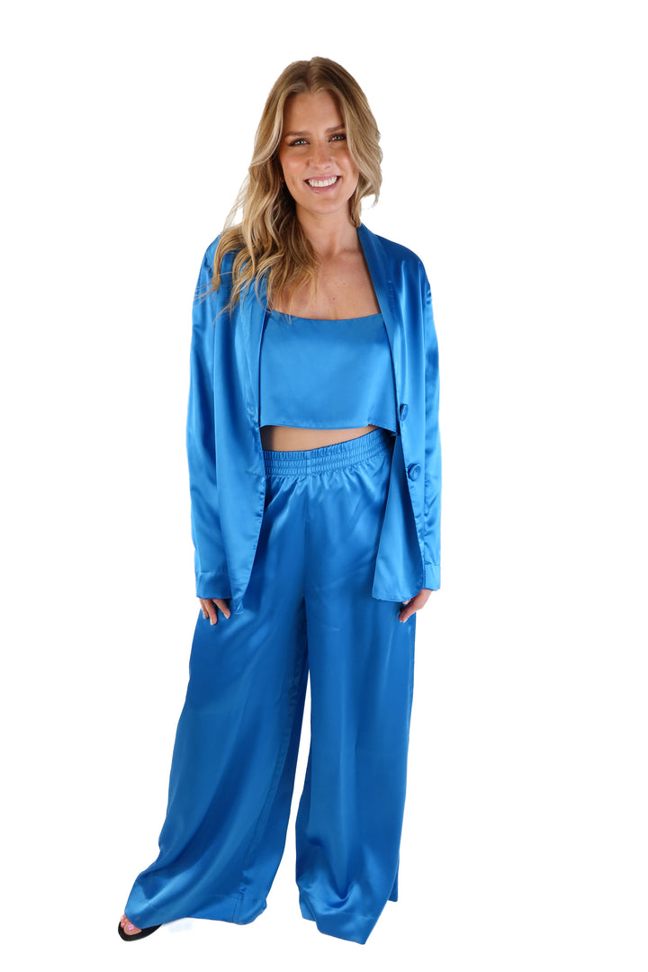 Show Me Your Mumu Silky Three-Piece Set (S; retail $158)