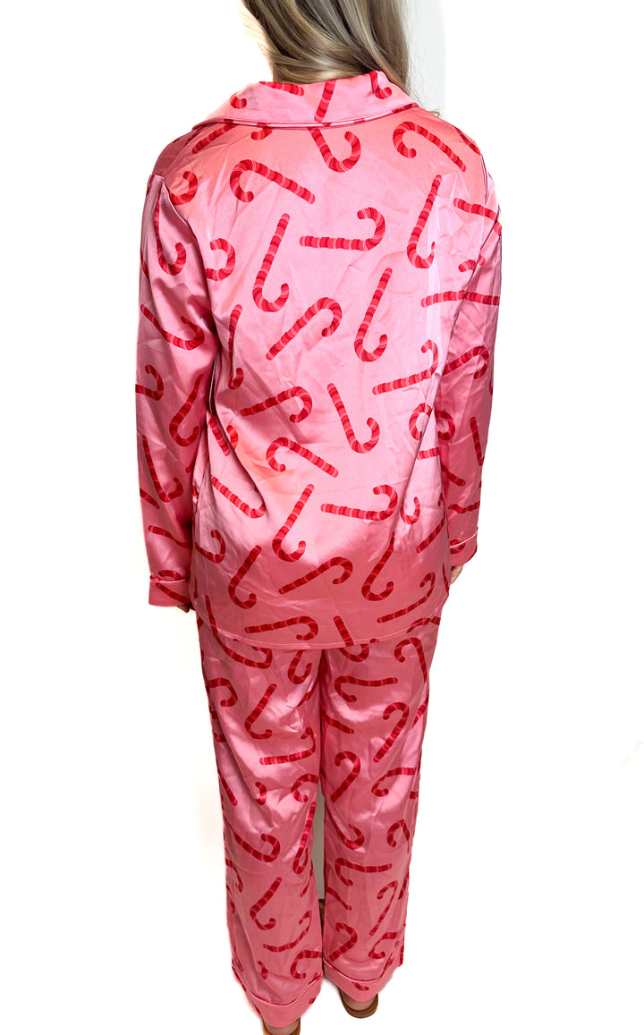 Buddy Love Candy Cane Pajama Set NWT (S)