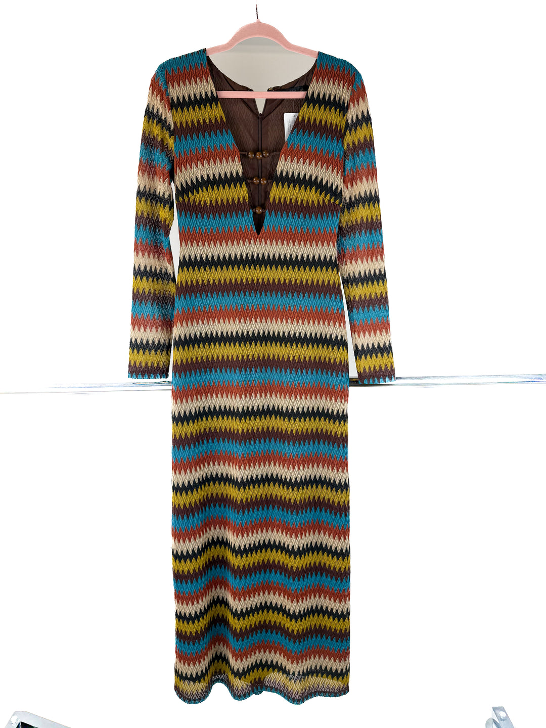 House of Harlow long pattern dress (S; retail $228)