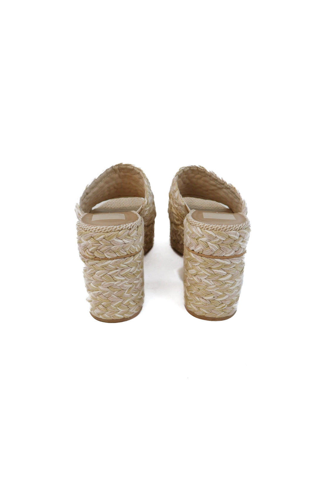 Dolce vita woven platform sandals (7; retail $159)