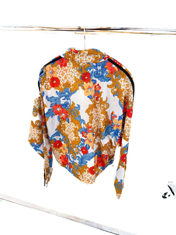 SLAY adidas tropical zip up (m)