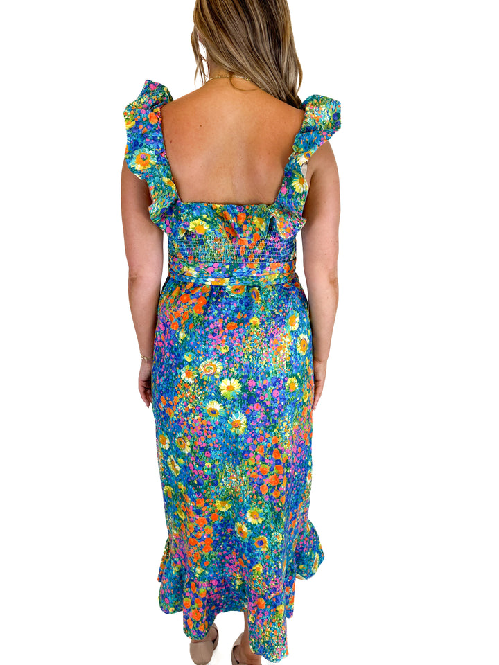 Show Me Your Mumu Floral Sun Dress (L)