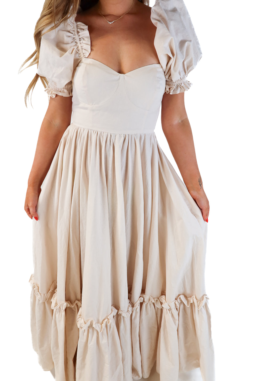 Selkie blush “split ritz gown” NWT (m; retails for $330)