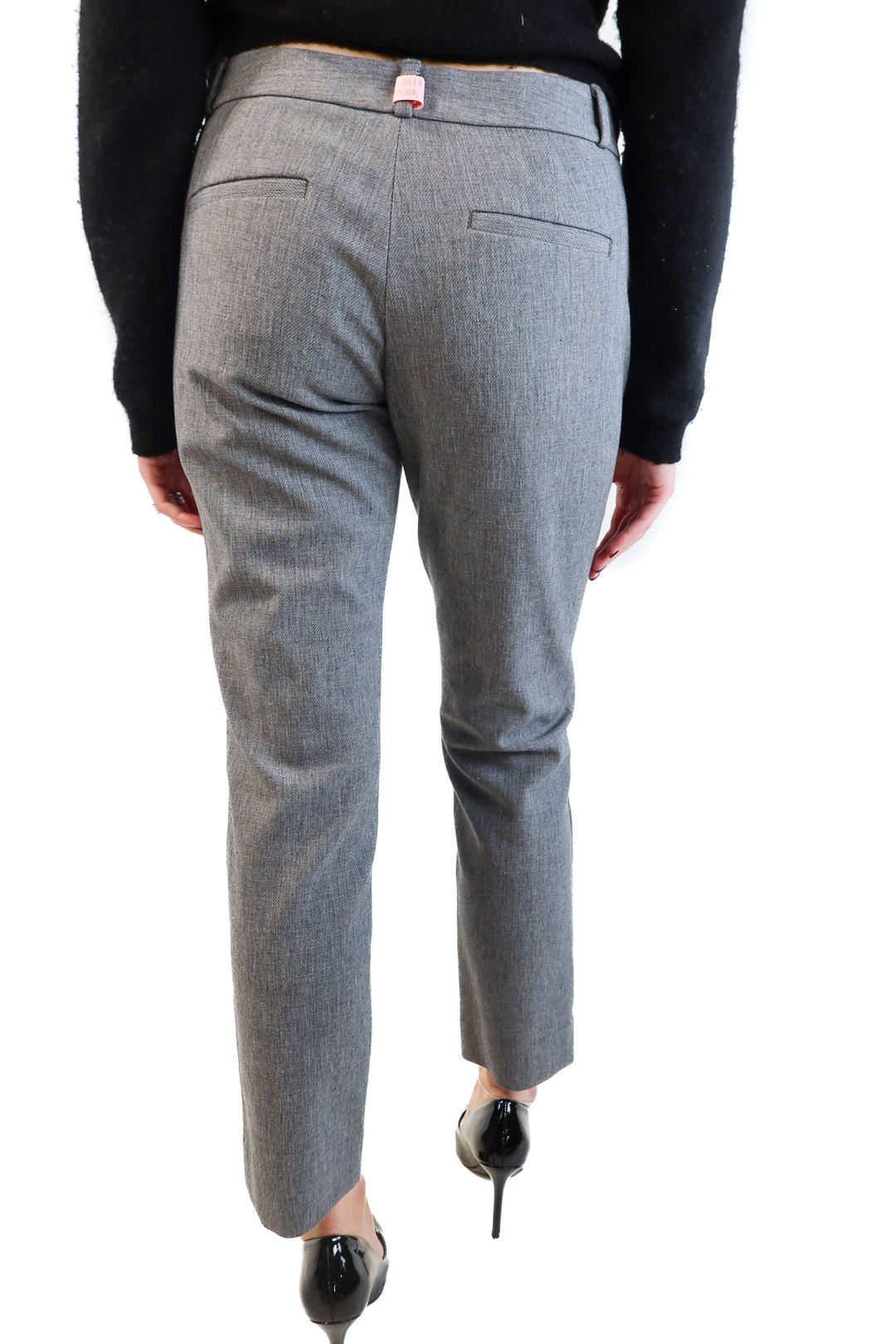 Banana republic dark grey heathered trousers (6; retails for $170)