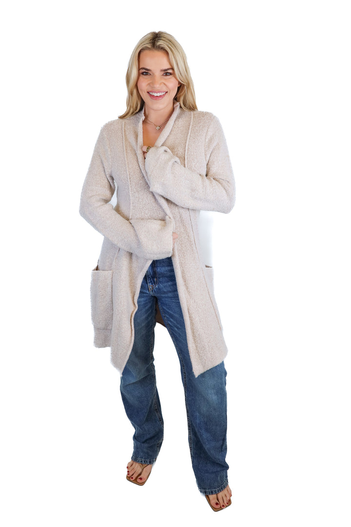 gentle fawn neutral cardigan (s; retails for $174)