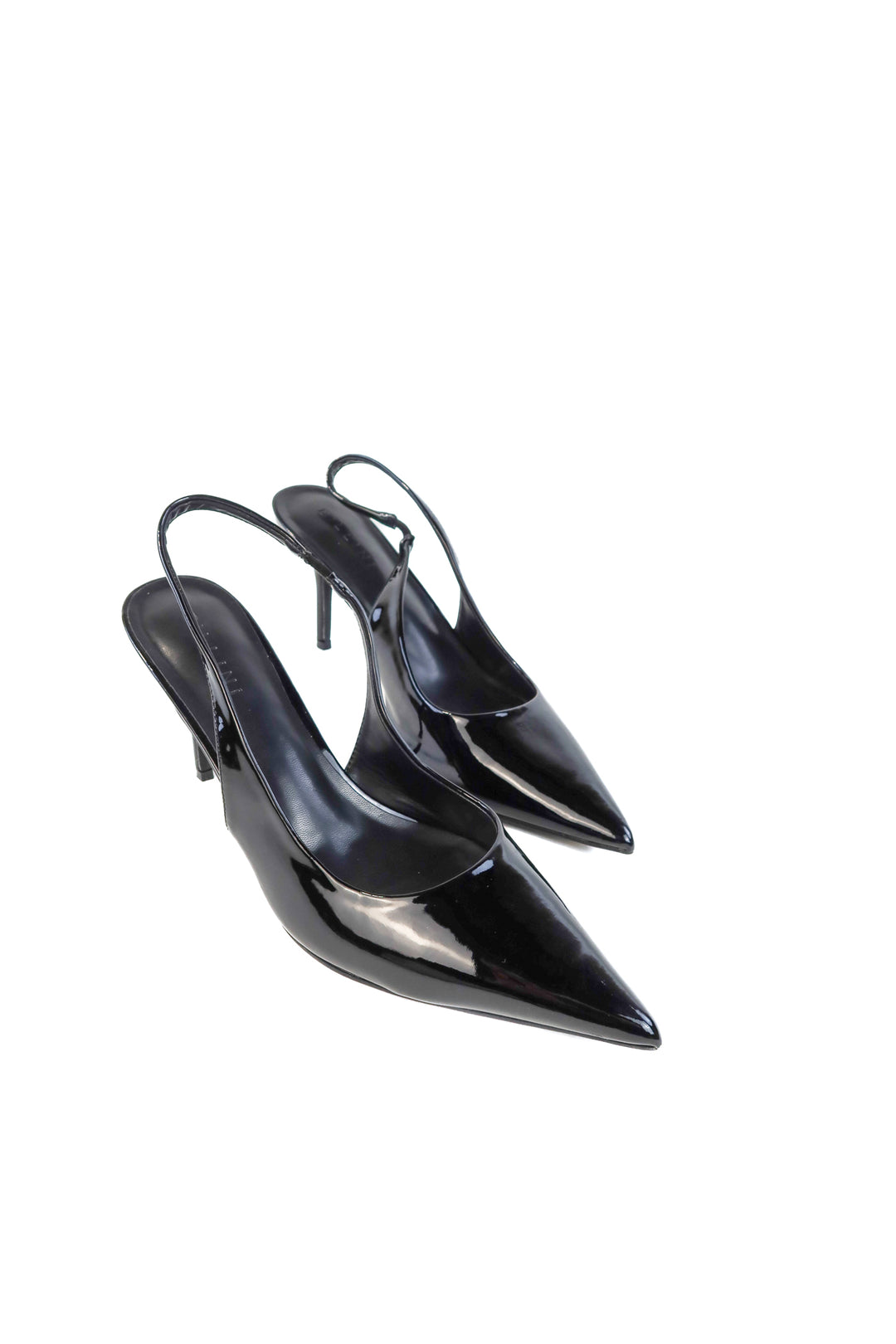 Billini black patent sling back heels NWOT (10; retail $89)