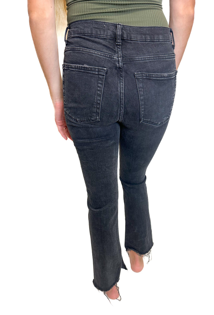Zara Black Straight Leg Jeans (2)