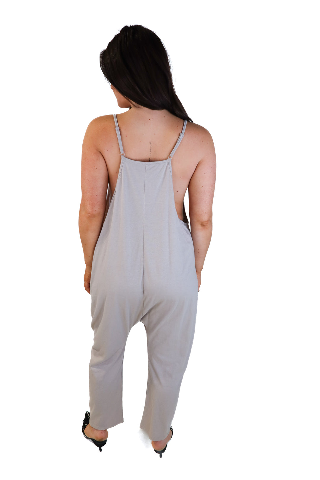 *gray lounge jumpsuit (s)