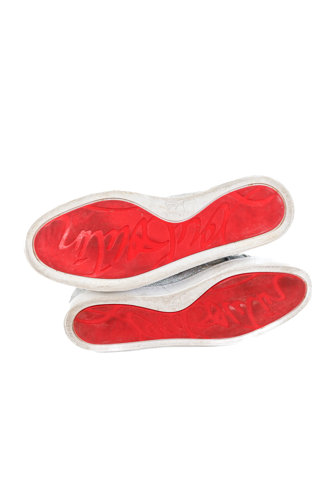 christian louboutin metallic sneakers (38/ US8; retail $1,495)