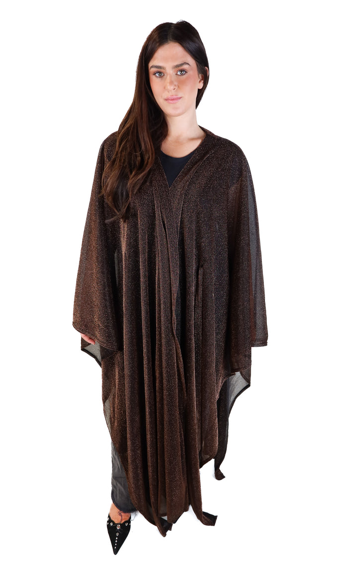 Venus brown sparkly long top NWT (s/m)
