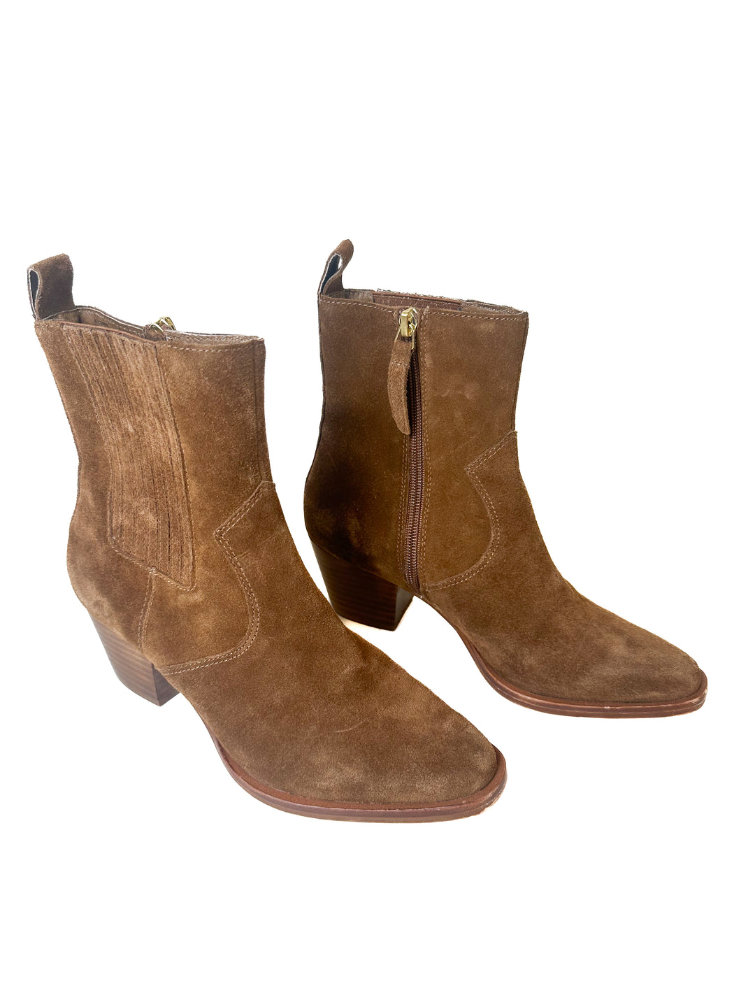 Abercrombie Brown Suede Ankle Boots (7)