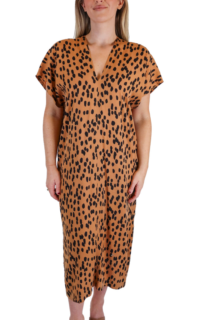 Sidia Leopard Print Caftan (1)