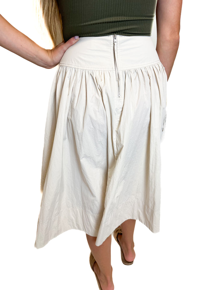 Wilfred Aritzia Matte Pearl Harvest Skirt NWT (0; retail $150)
