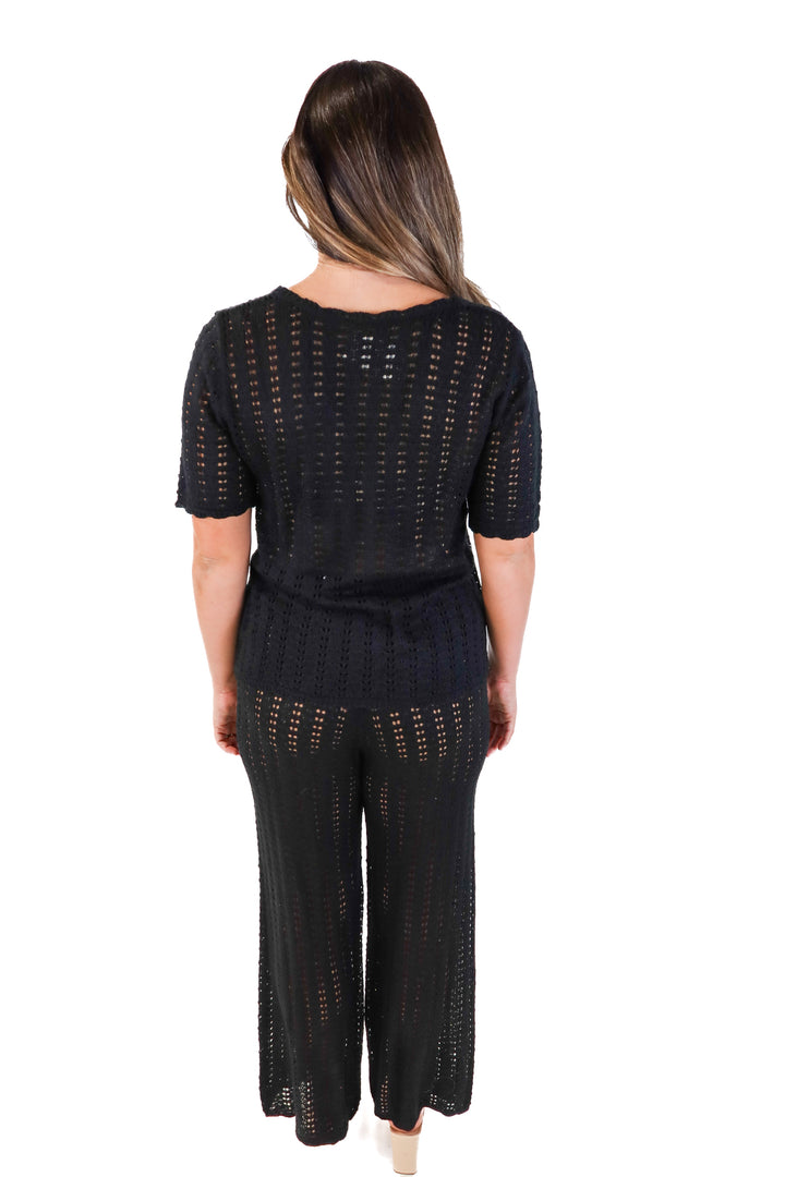 black crotchet set (M)
