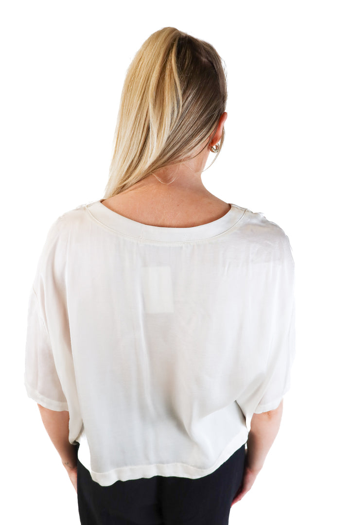 Stillwater Silky Blouse (M; retail $99)
