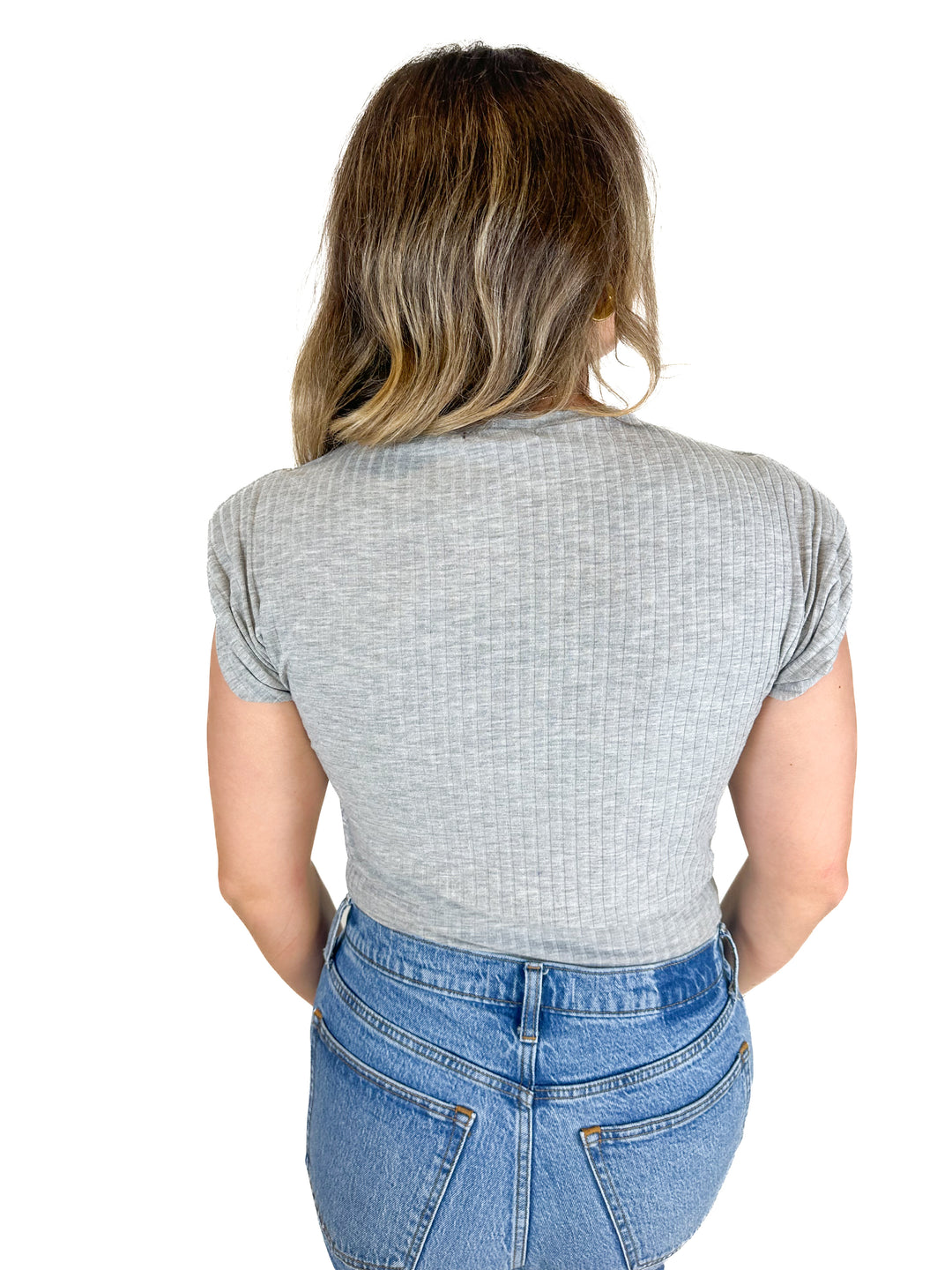 Boohoo Gray Bodysuit (8)