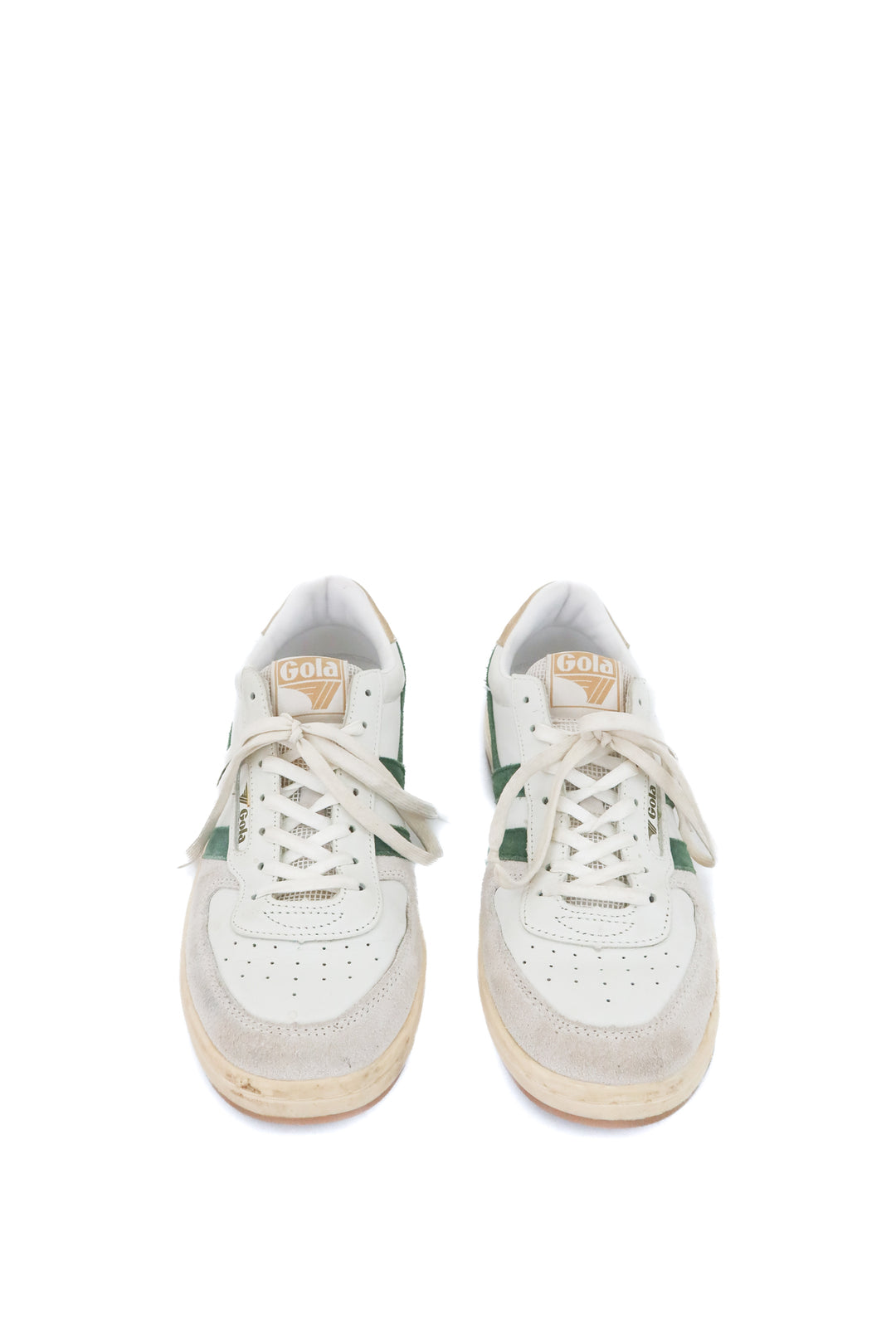 gola white/green hawk sneakers (8; retail $120)