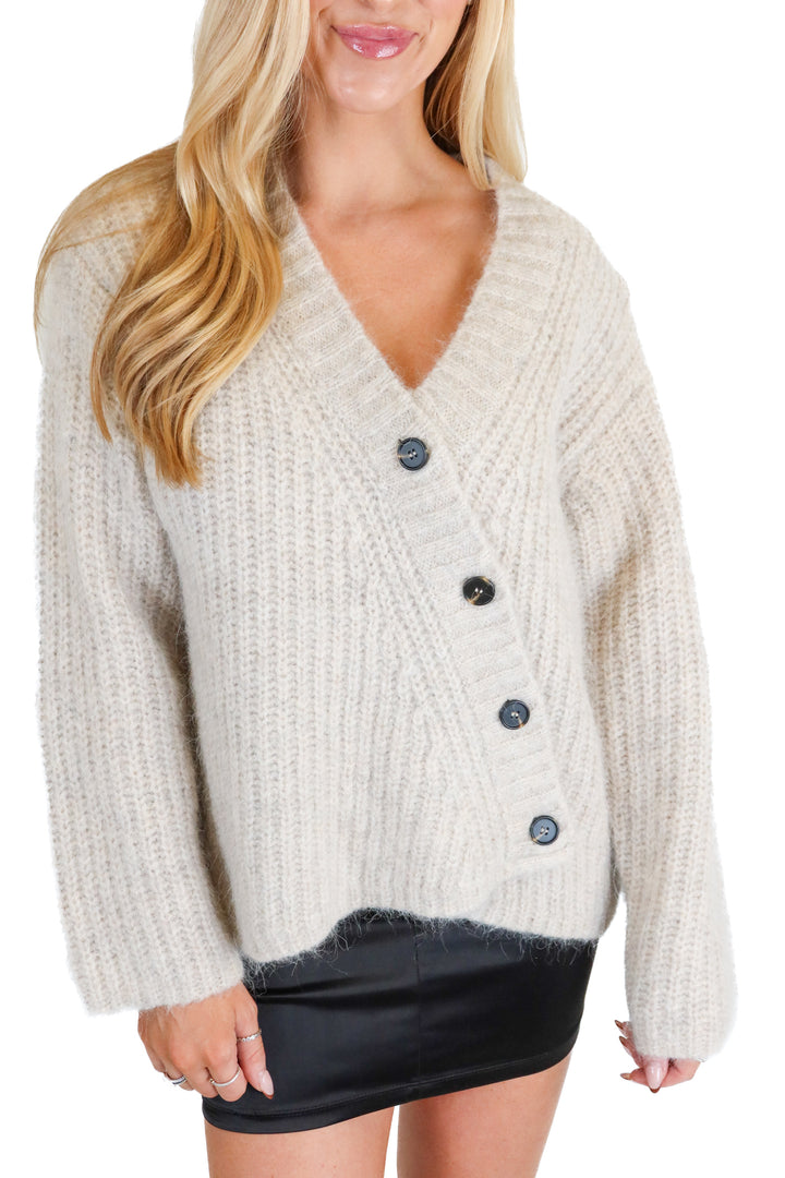 Mint Velvet beige knit sweater NWT (S; $99)