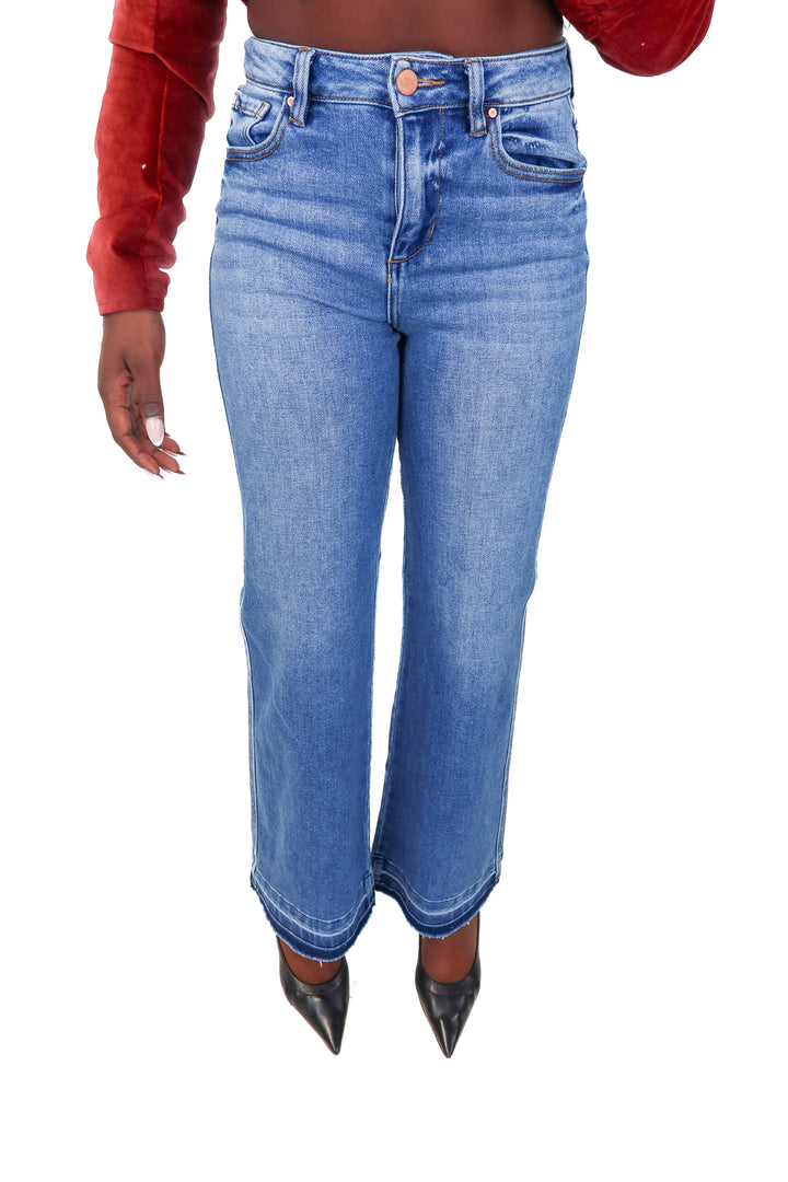 risen light wash flare jeans (24; retail $64.90)