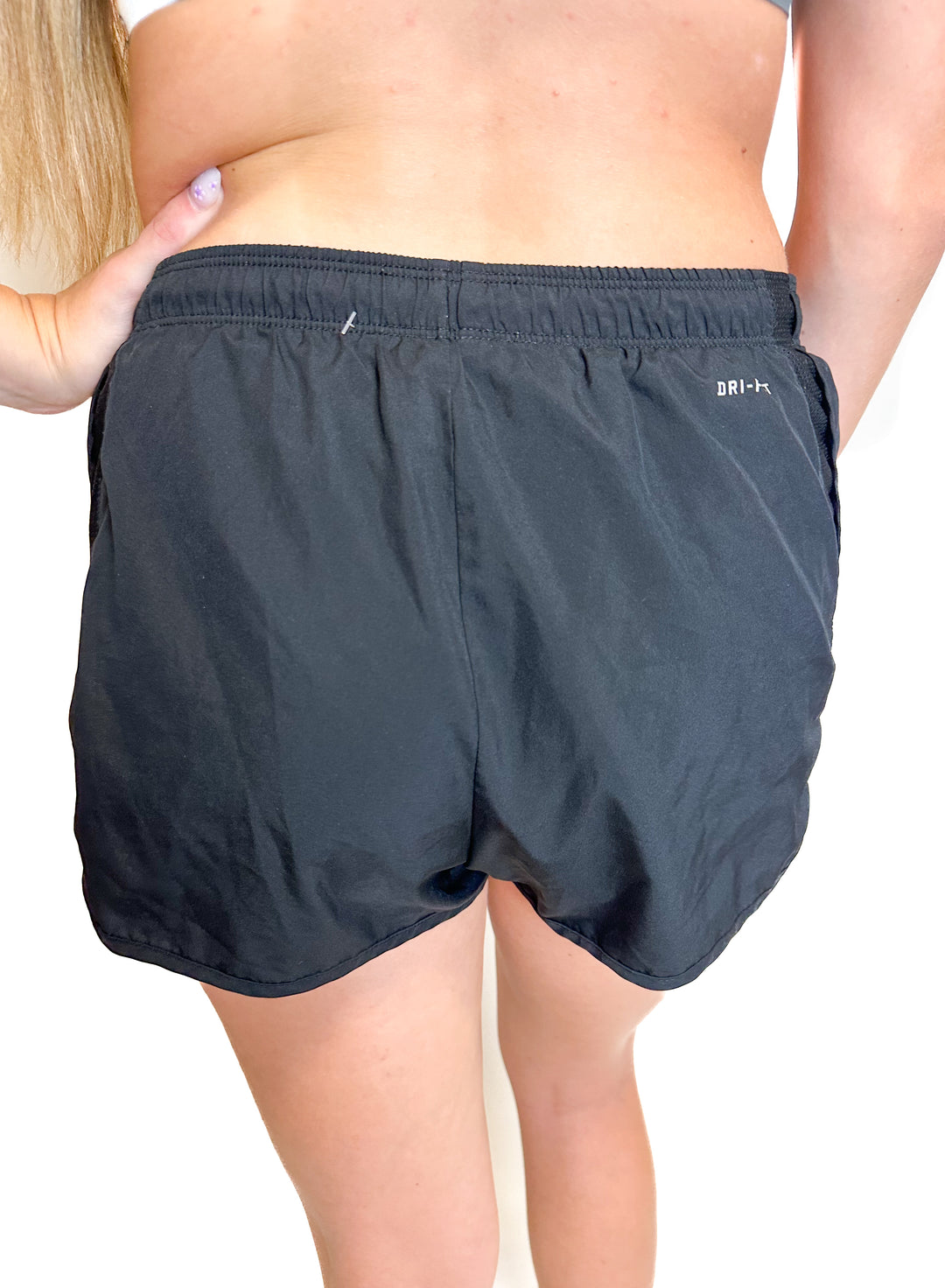 Nike Dri Fit Black Running Shorts (S)