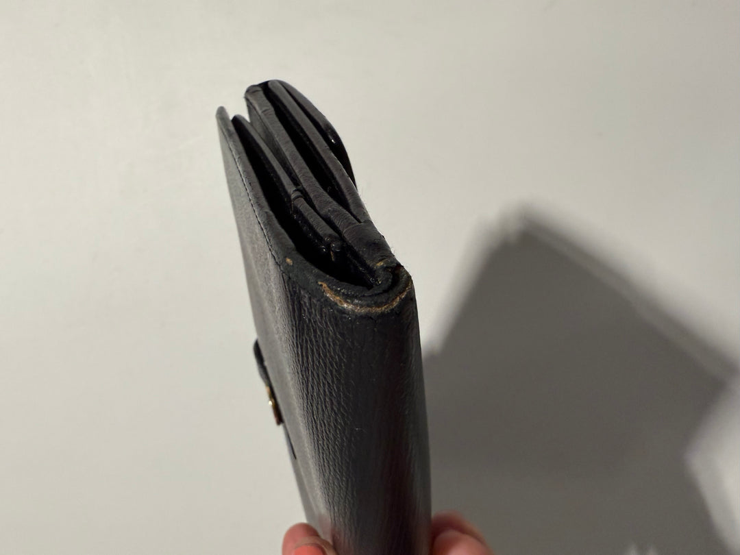 SOLD: Chanel Vintage Leather Continental Wallet