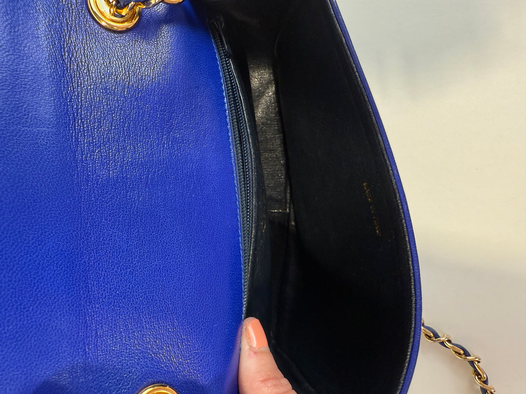 Chanel Lambskin CC Mania Full Flap Bag (vintage)