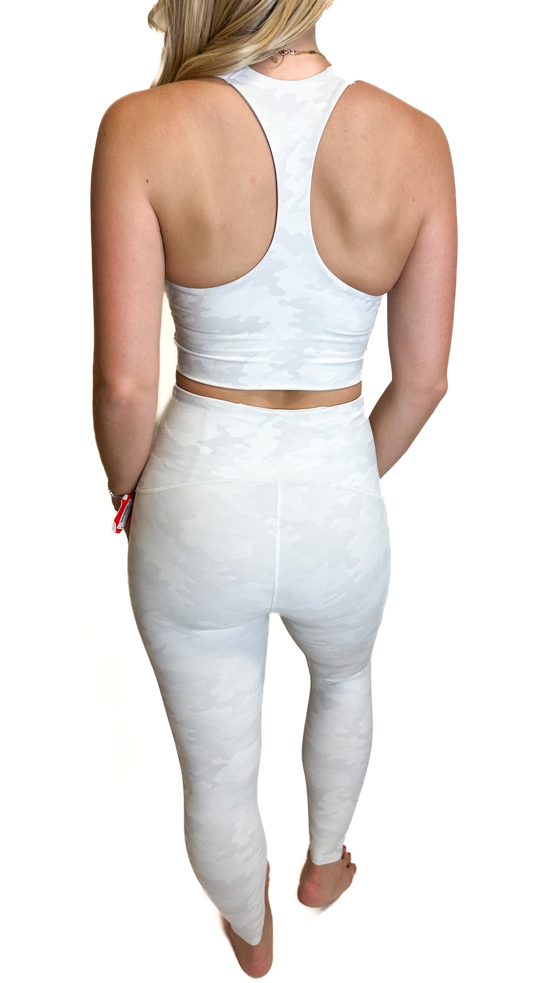 Spanx White and Grey Camo Workout Set NWT (S)