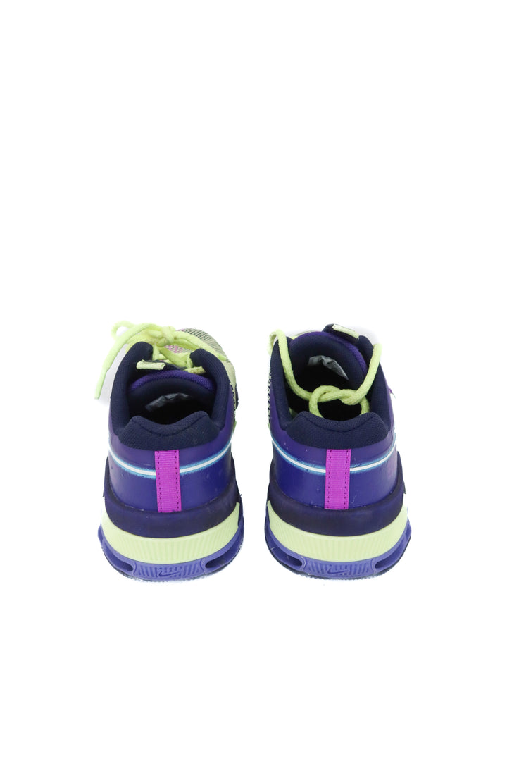nike purple and green sneaker (9.5)