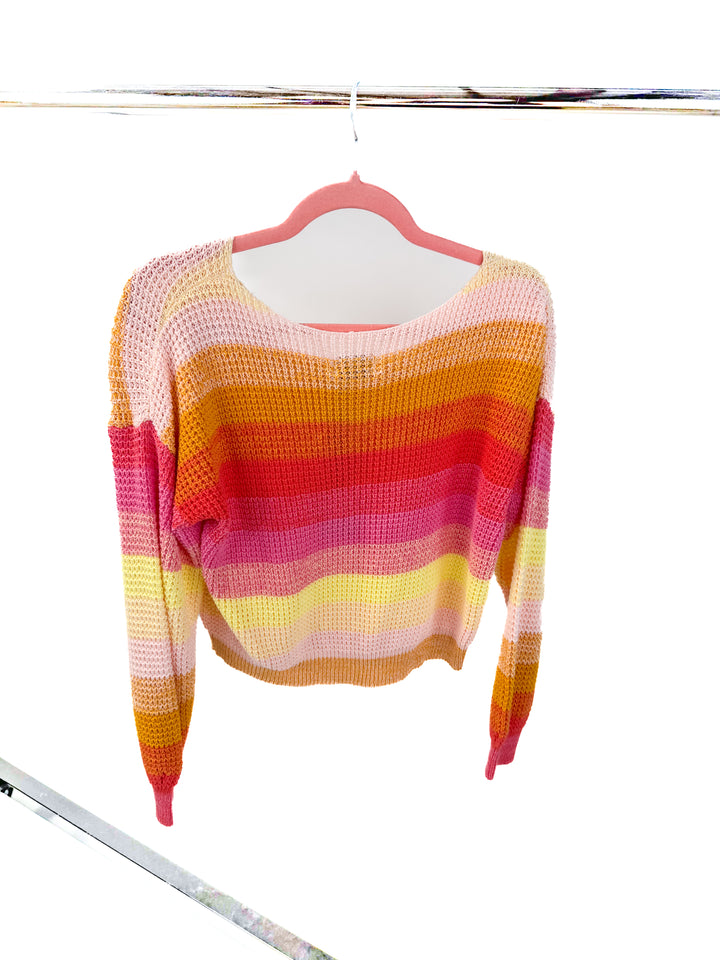 27 miles sunrise sweater NWT (xs; retail $228)