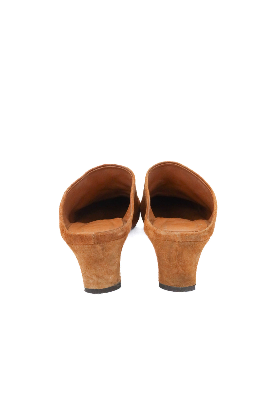 staud suede heeled mule (39; retail $350)