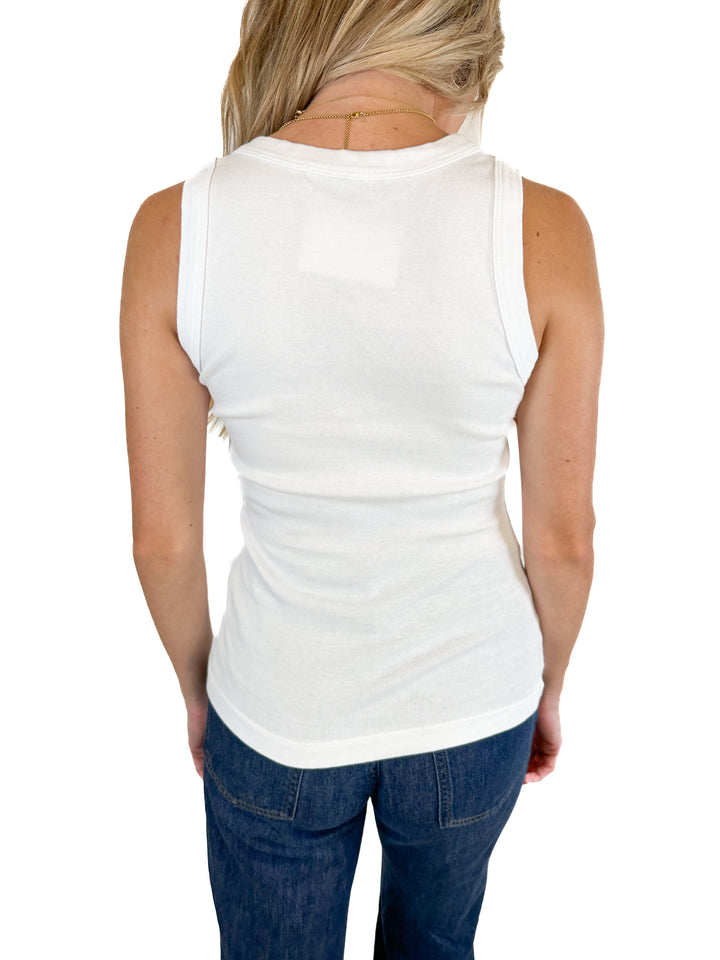 Michael Stars White Tank Top (XS)