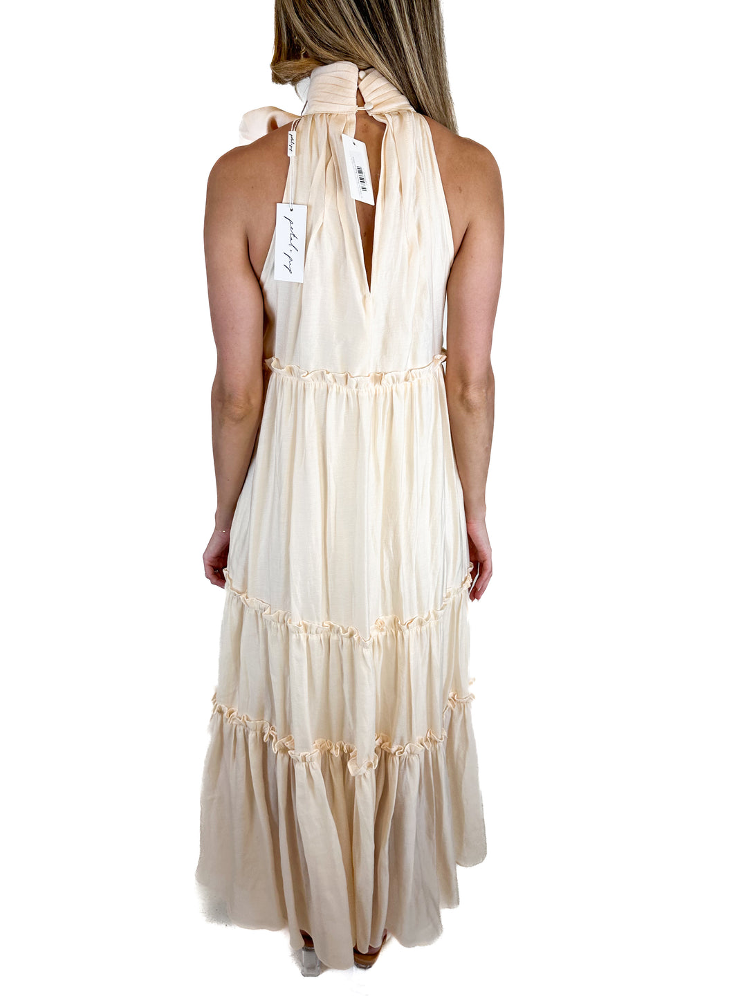 Petal & Pup Cream Tiana Maxi Dress NWT (S)