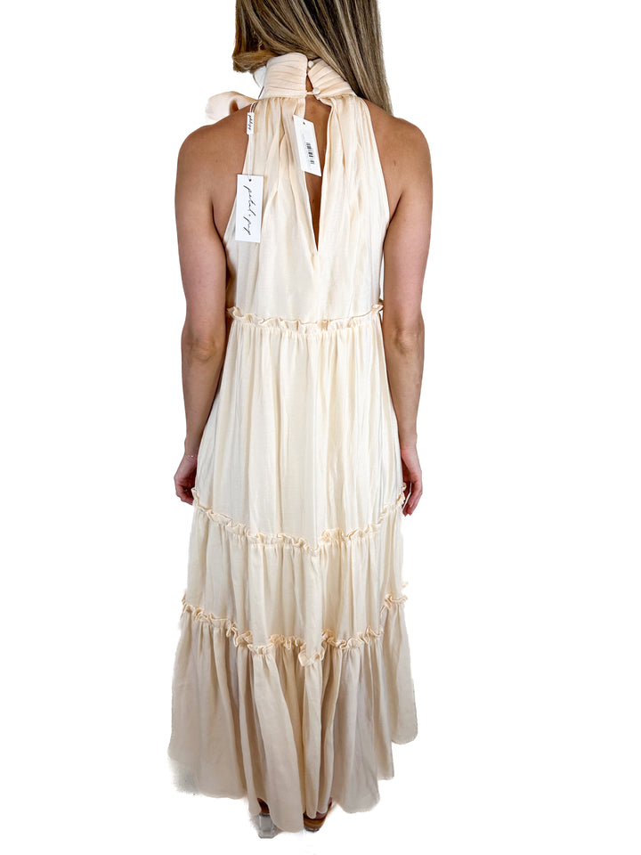 Petal & Pup Cream Tiana Maxi Dress NWT (S)