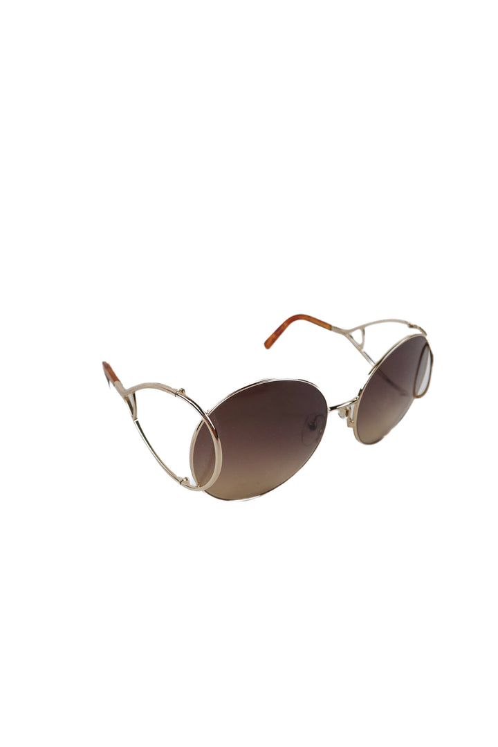 chloe sunglasses CE124S 043 silver/brown (retail $229)