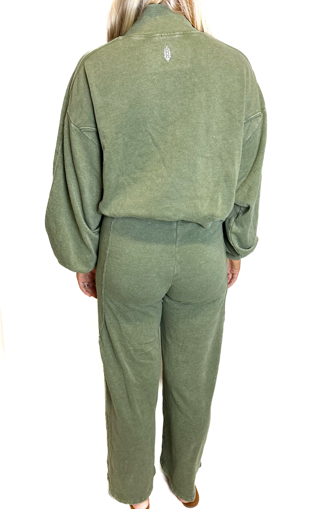 Free People Movement Green Sweatsuit Set (XS)