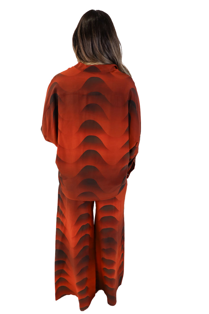 ODEEH orange printed set (36 size 4-6; retails for $1,295)