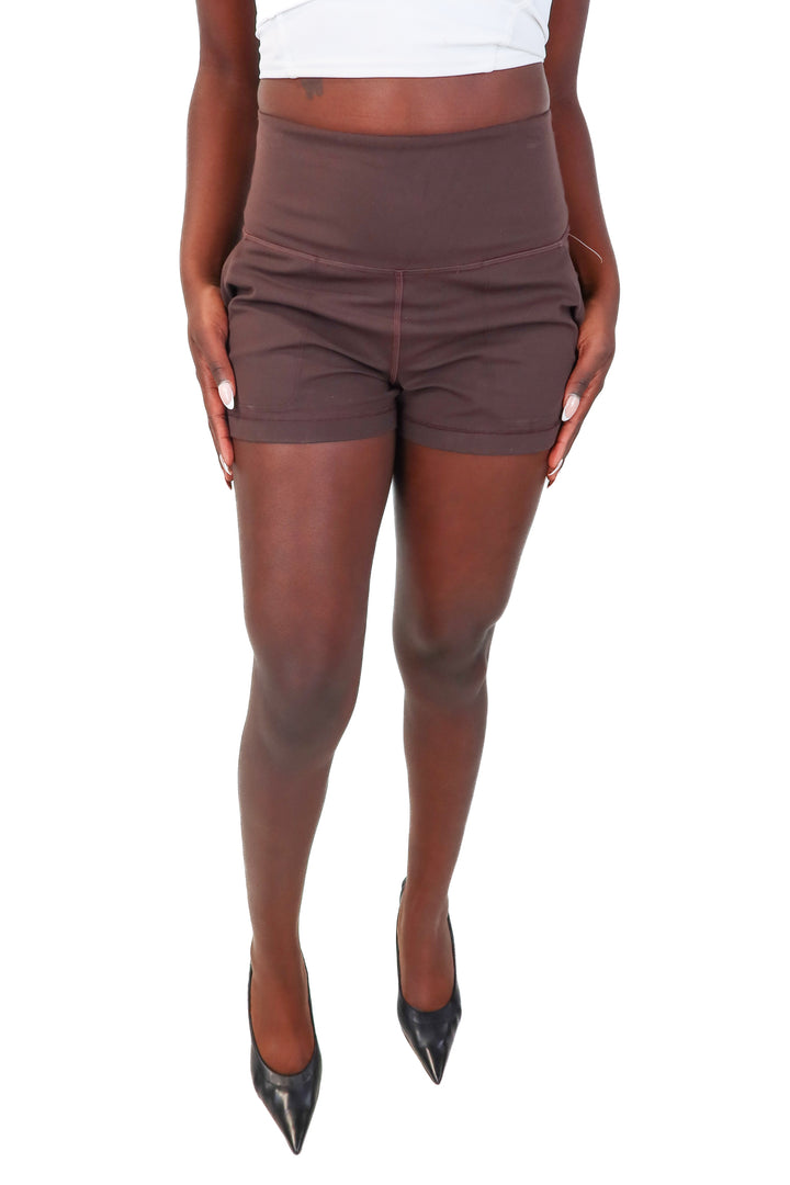 lululemon brown biker shorts (4)