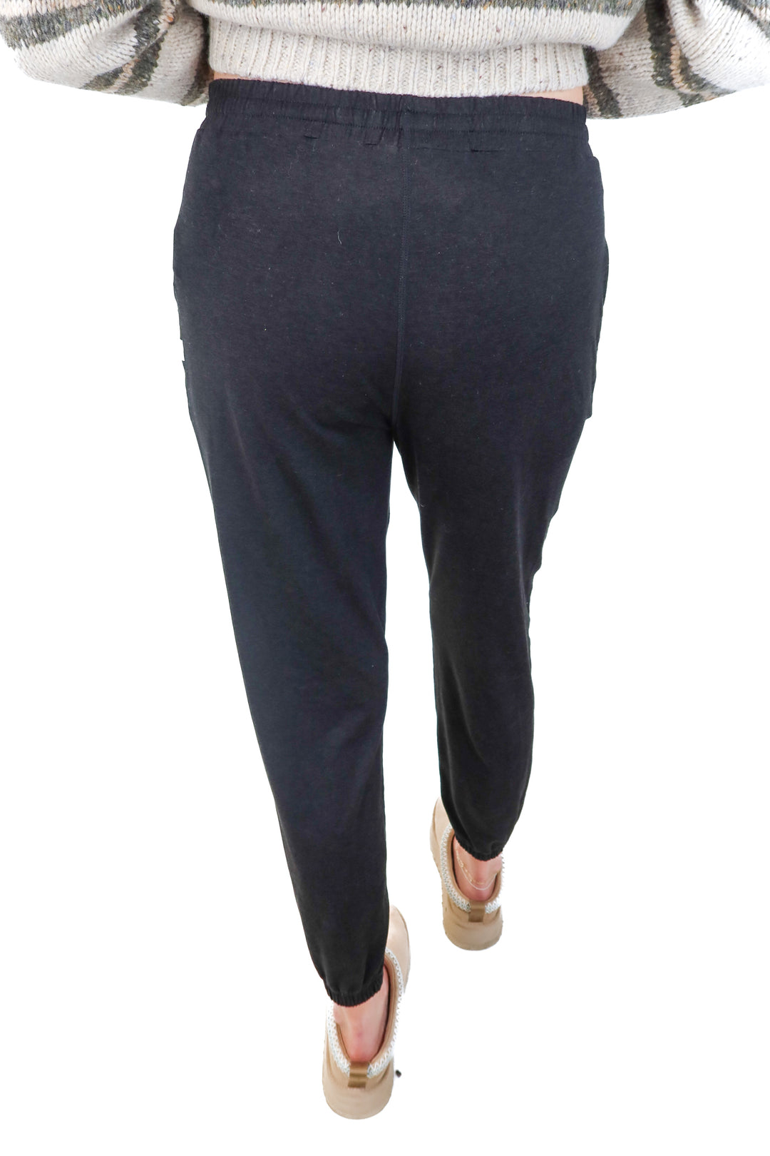 vuori black joggers (xs)