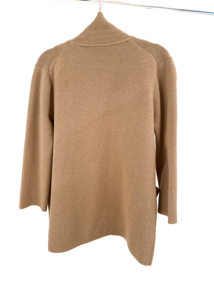 J Crew camel cardigan NWT (S)