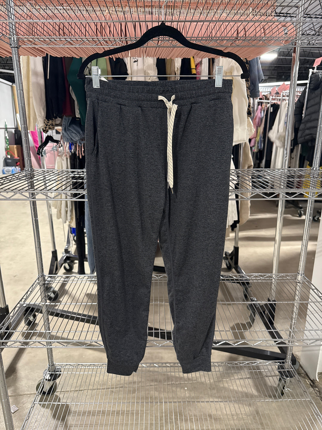 SOLD: vuori dark grey heathered joggers (s)