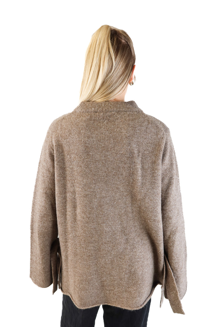 Zara Heathered Birch Sweater (M)