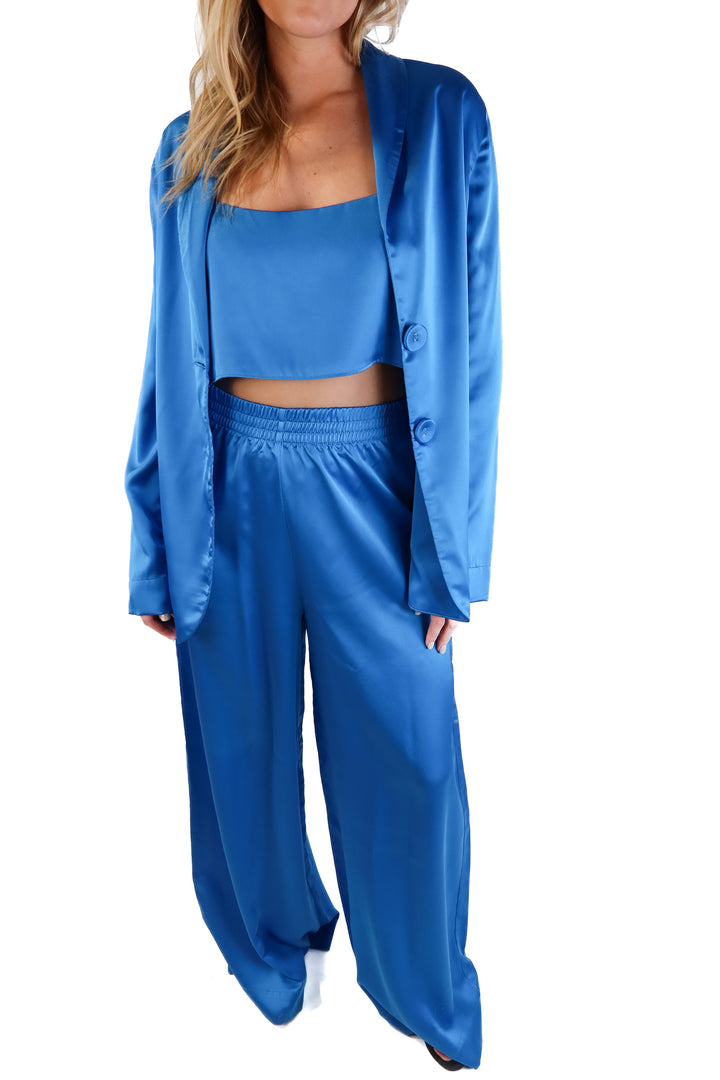 Show Me Your Mumu Silky Three-Piece Set (S; retail $158)